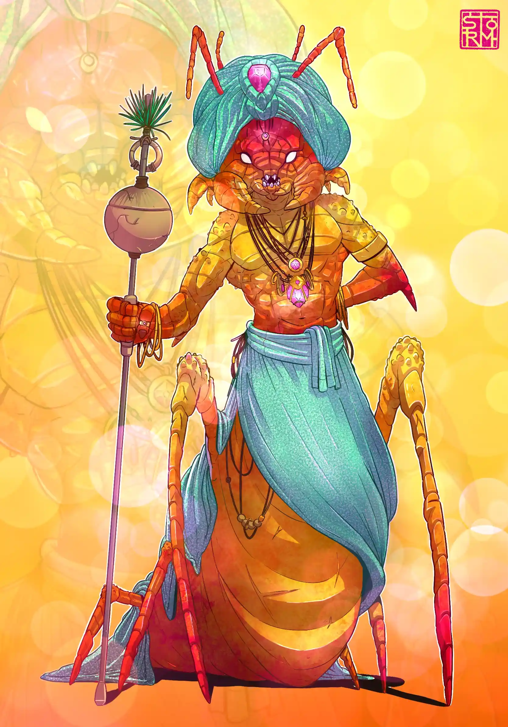 Salahzhar - Illustration par Florian Leux (Toyso)