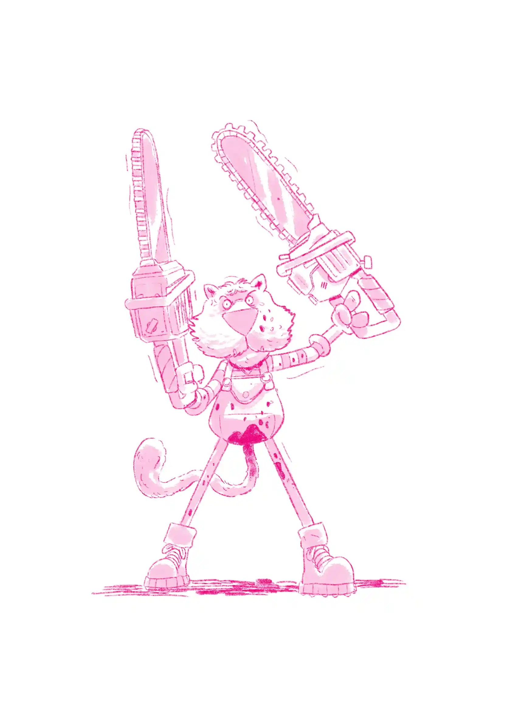 Tronchatonneuse - Illustration par Florian Leux (Toyso)