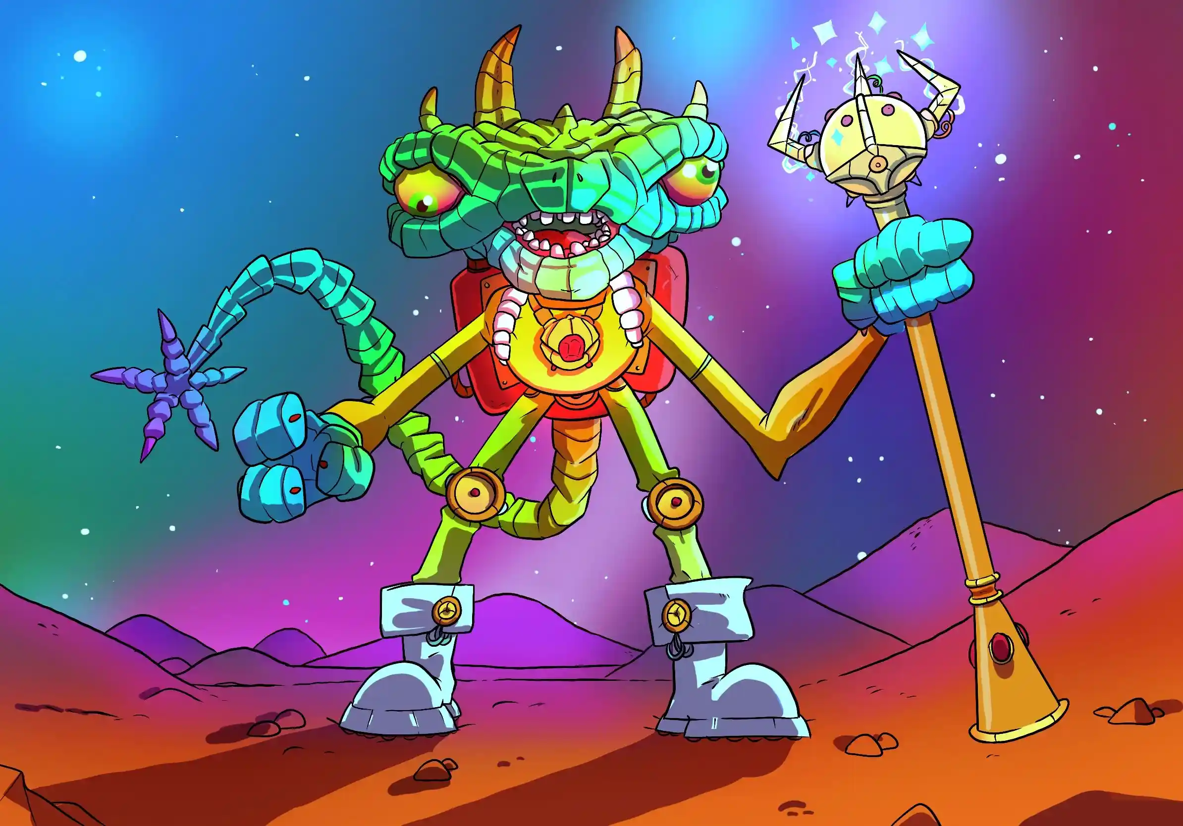 X-124-BG - Illustration par Florian Leux (Toyso)