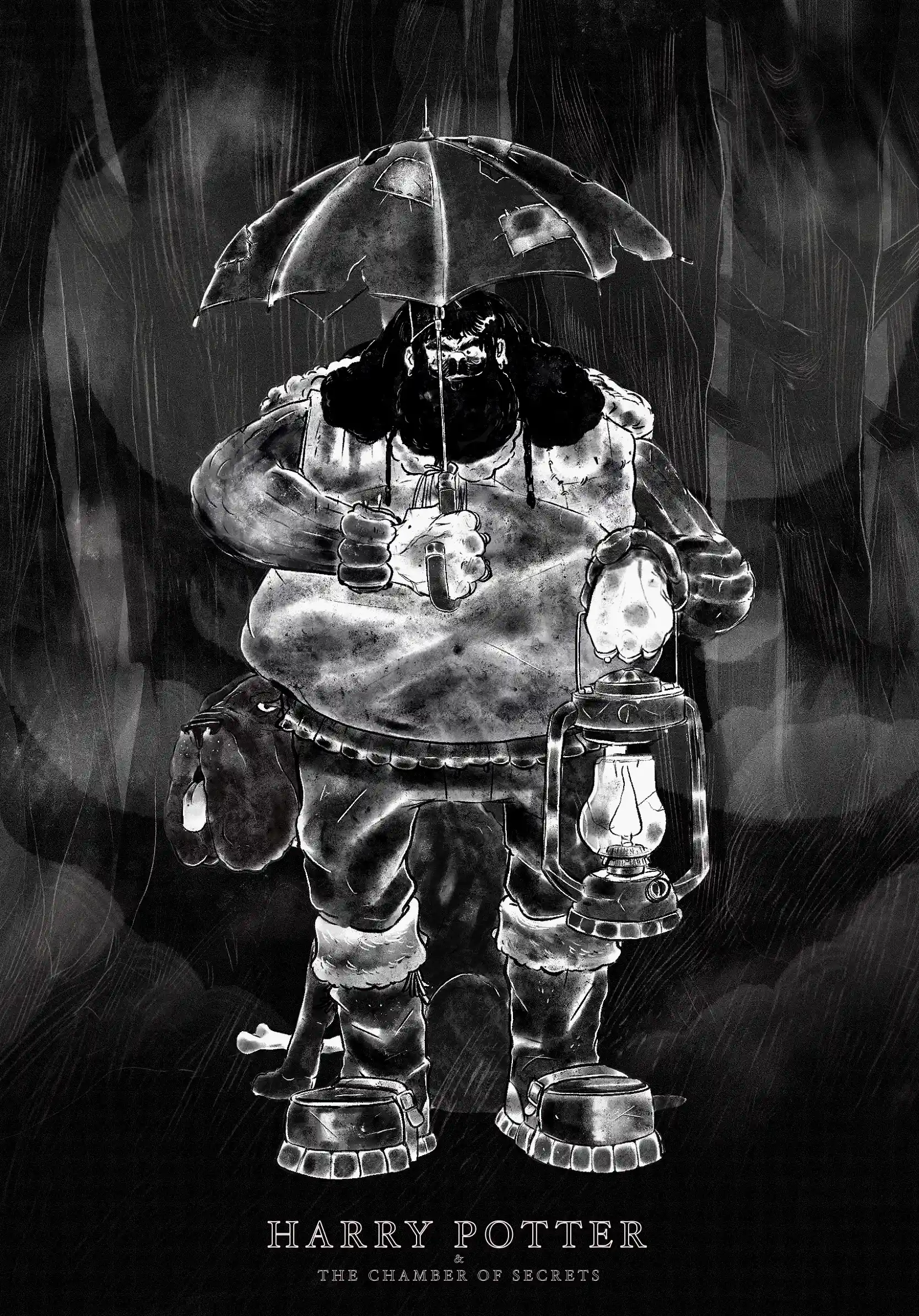 Hagrid - Illustration par Florian Leux (Toyso)