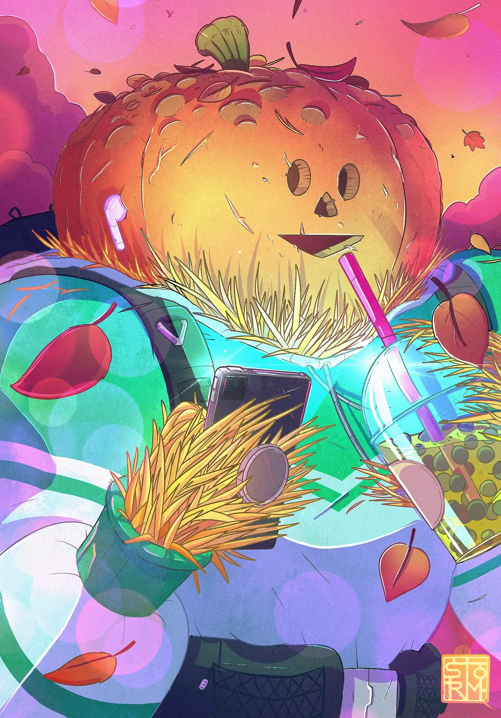 Jack-o - Illustration par Florian Leux (Toyso)