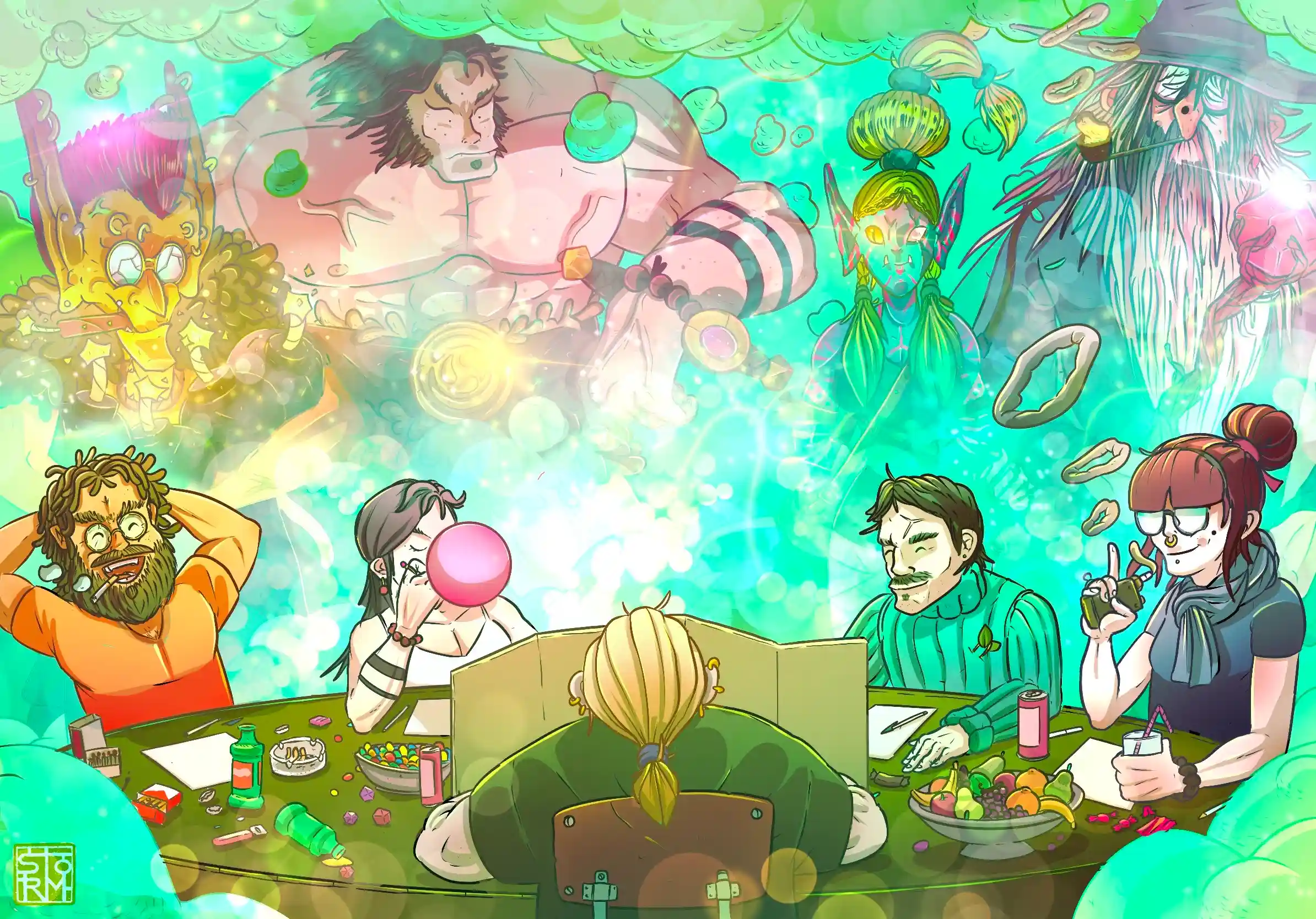 The fellowship - Illustration digitale par Florian Leux (Toyso) - Character design et illustration digitale