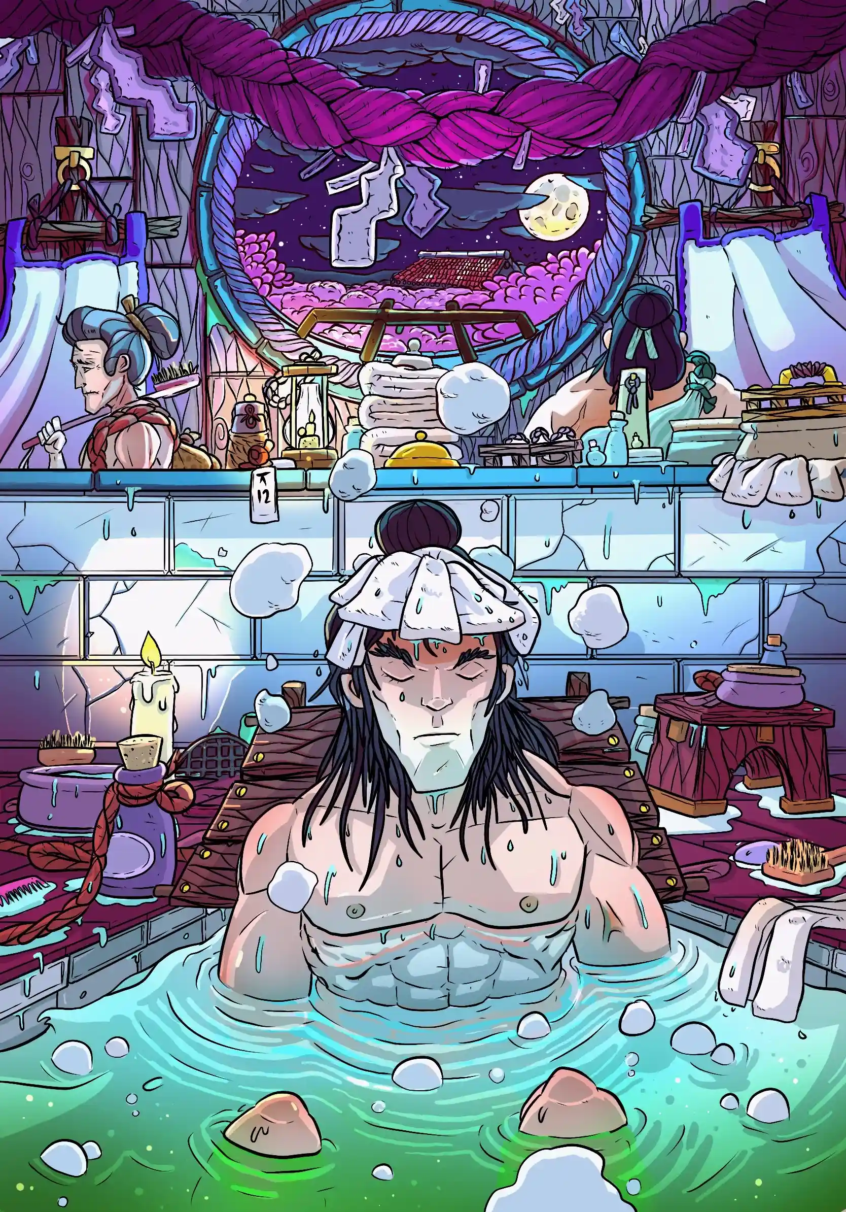 Sento - Illustration digitale par Florian Leux (Toyso) - Character design et illustration digitale