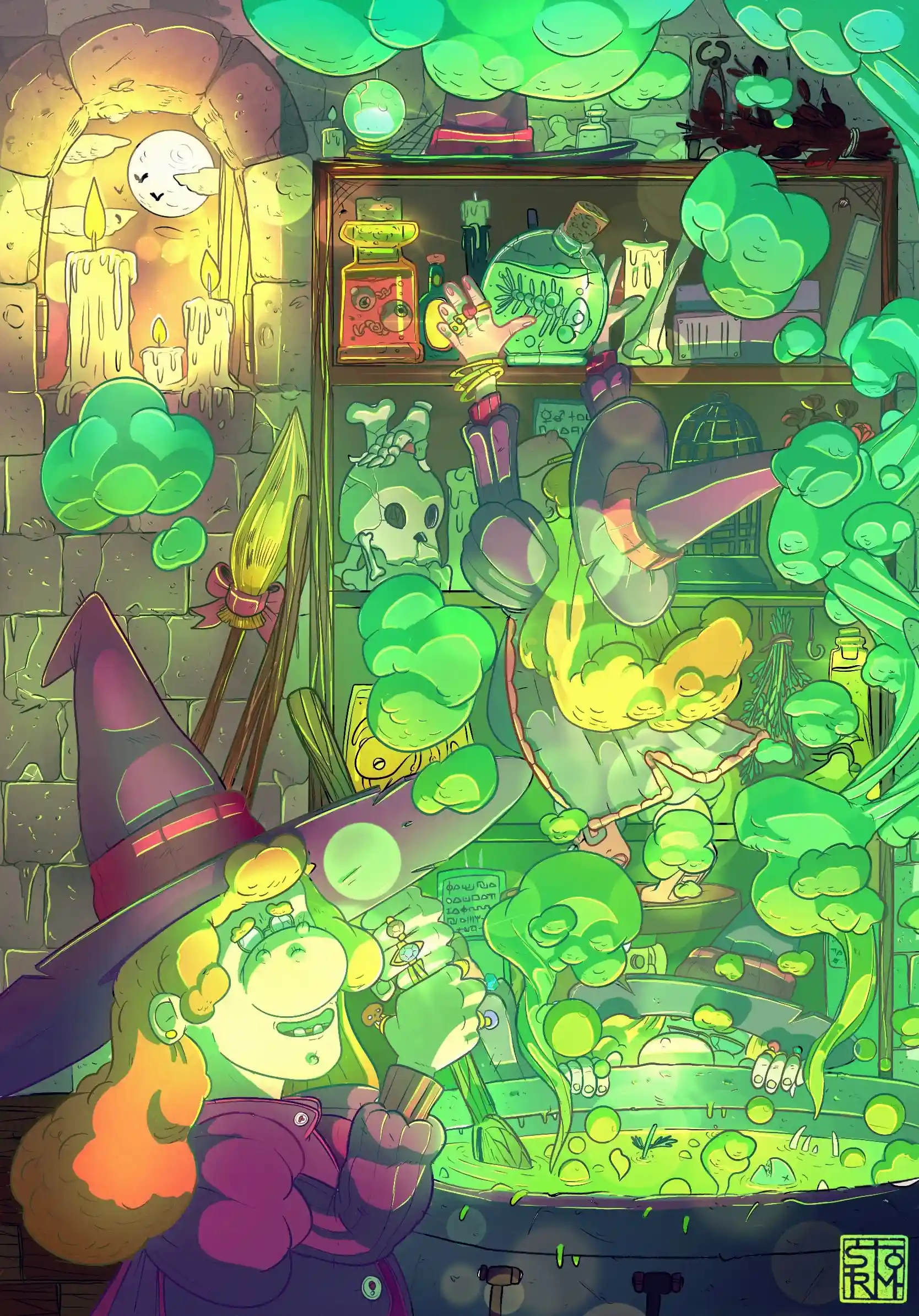 Soup - Illustration digitale par Florian Leux (Toyso) - Character design et illustration digitale