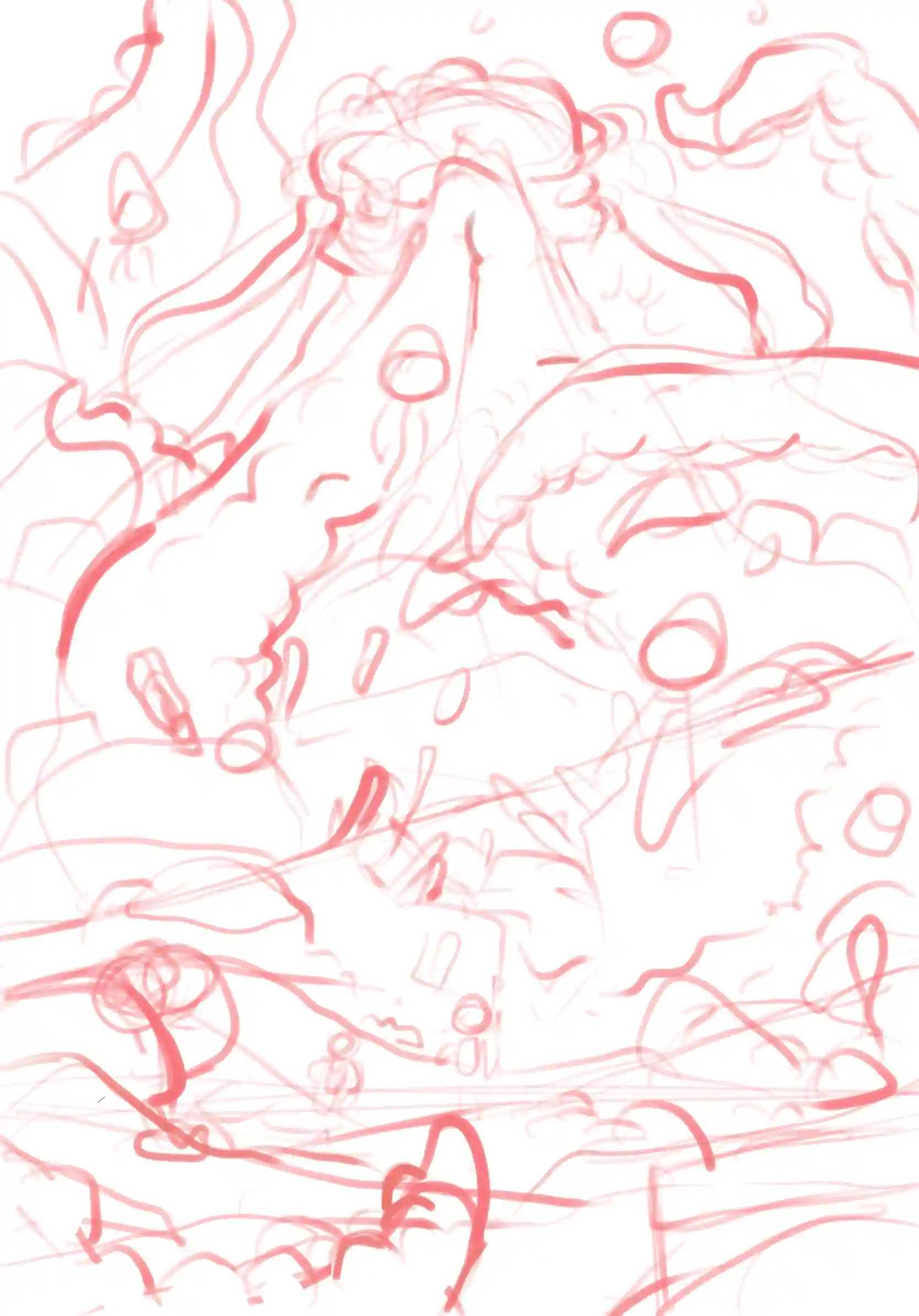 Abyss - Croquis préparatoire par Florian Leux (Toyso) - Processus de création