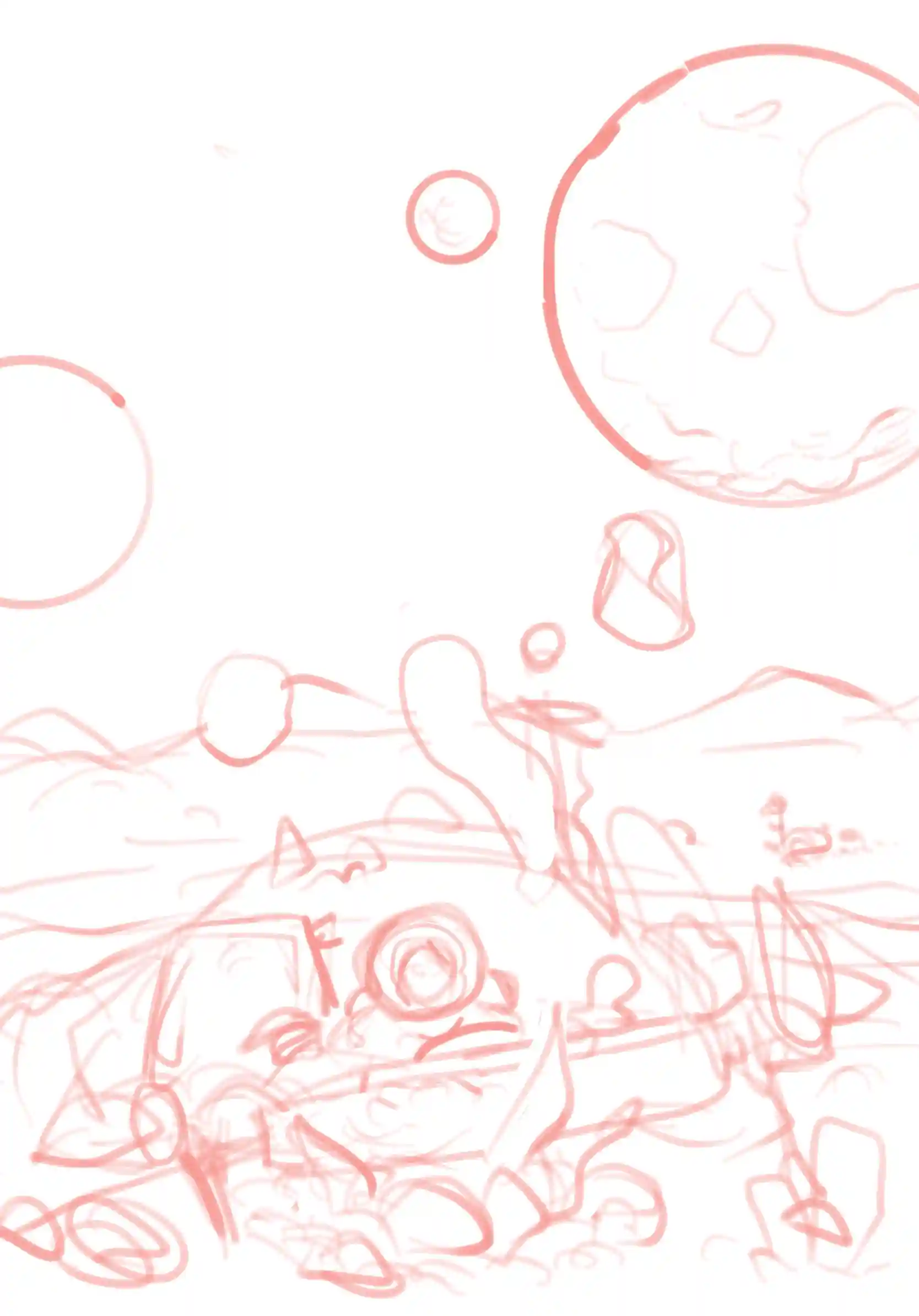 Bivouac - Croquis préparatoire par Florian Leux (Toyso) - Processus de création