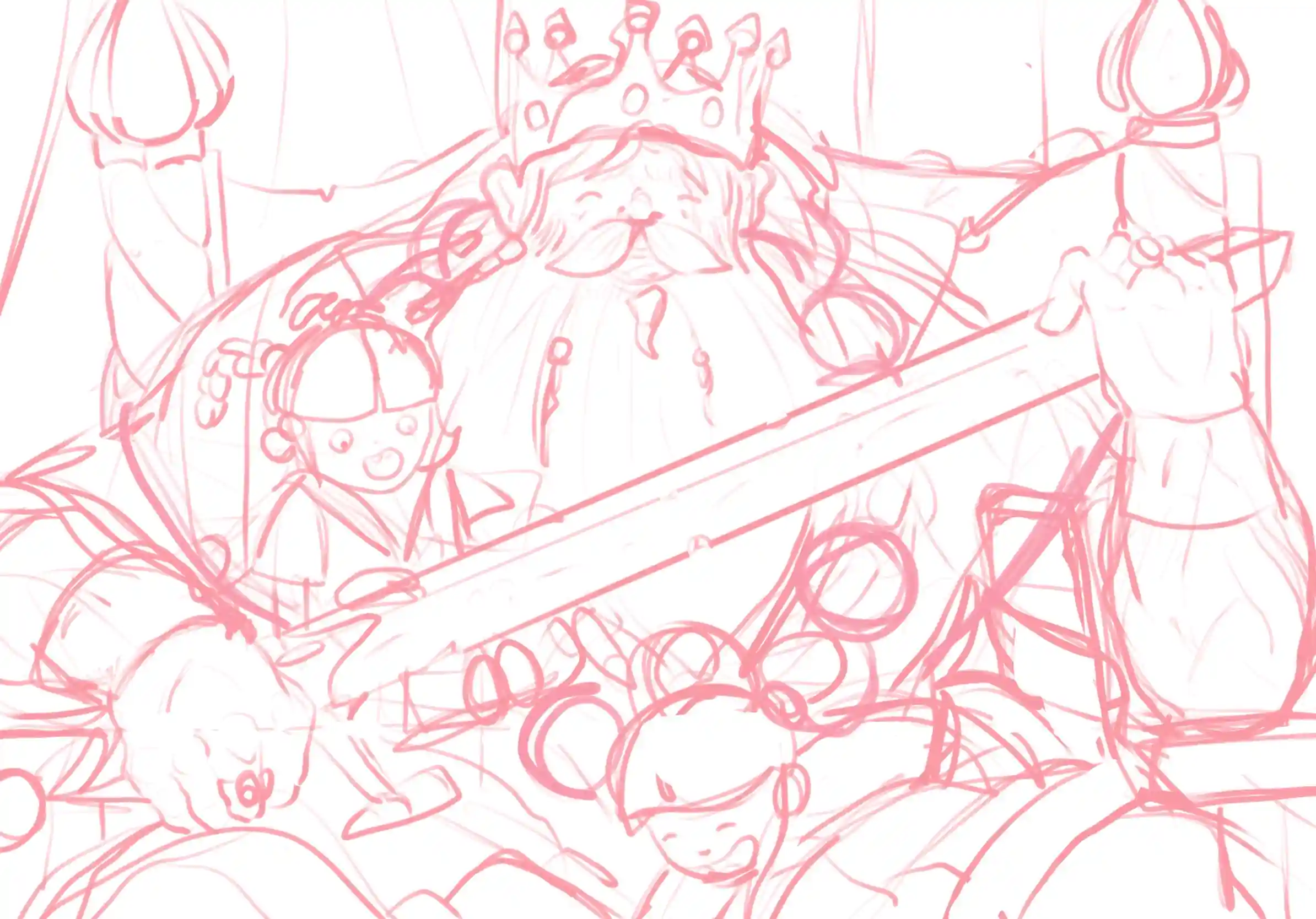 Legacy - Croquis préparatoire par Florian Leux (Toyso) - Processus de création