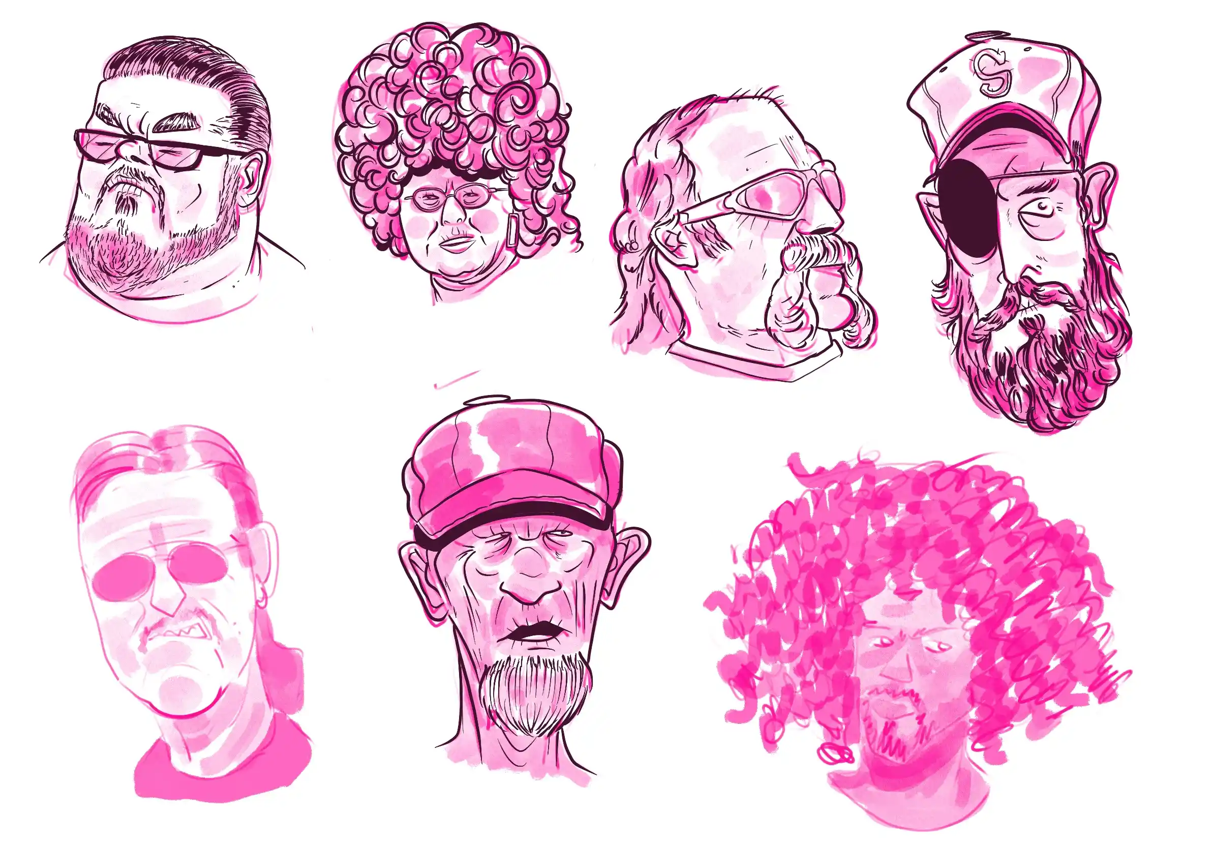 des américains - Illustration par Florian Leux (Toyso)