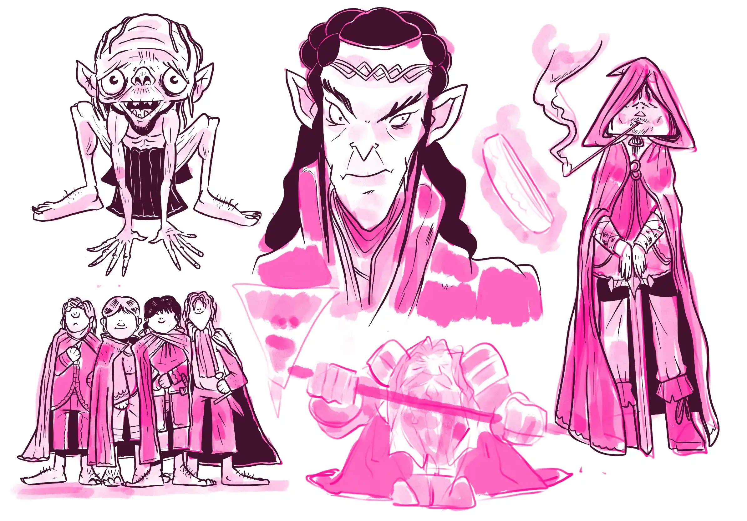 le Seigneur des Anneaux - Illustration par Florian Leux (Toyso)